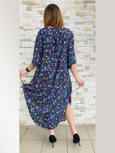 Платье 552-04240 цветы