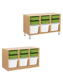 СТЕЛЛАЖНАЯ ВЫДВИЖНАЯ СИСТЕМА ХРАНЕНИЯ 3/67 ПВХ