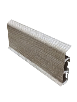 Плинтус напольный "ДЕКОНИКА" 85мм*2,2м ШИРОКИЙ 215 Дуб снежный