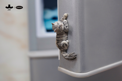 Мини мейн-кун (серый) - Коллекционная ФИГУРКА 1/12 scale mini maine coon (JS2310A) - JXK