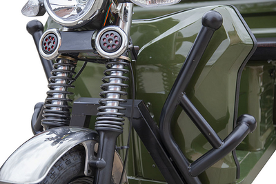 Грузовой электротрицикл Rutrike D4 NEXT с краном для поднятия грузов 1800 60V1200W