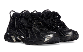 Balenciaga Women s Runner Trainers In Black
