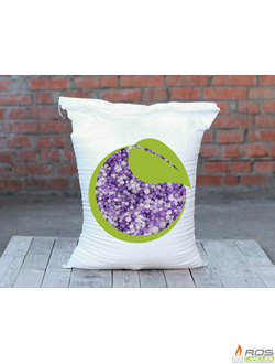 Насыпные свечи RosCandles цветной микс: сиреневые "Сиреневый" + белые "Бизнес" - мешок 25кг