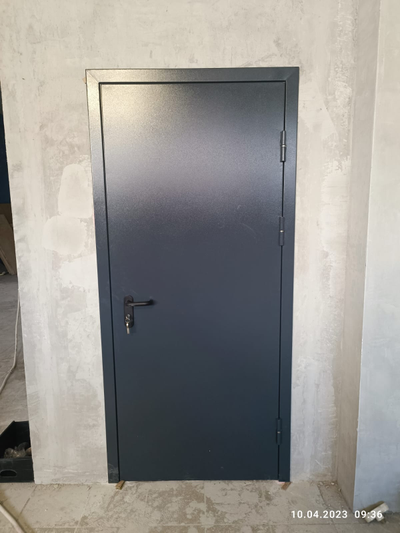 Дверь противопожарная ДПМ-01/60 (EI 60) 2070*870,  RAL 7035