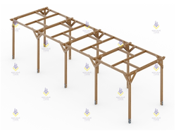 1409.4 Пергола деревянная тип-1