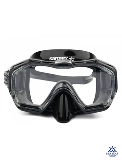 Маска для дайвинга Sargan "ПАНОРАМА" черный силикон