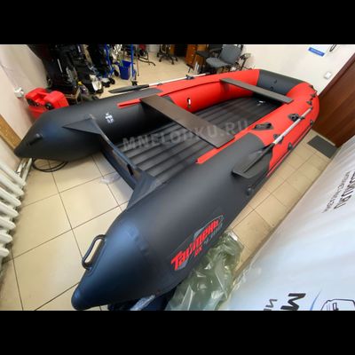 Моторная лодка Таймень RX 4300 НДНД красный/черный