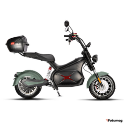 Электроскутер White Siberia BLACK SEA 5000W зелёный