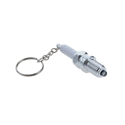 Брелок «Свеча зажигания с фонариком», металл ХРОМ