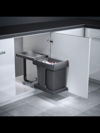 ВСТРАИВАЕМОЕ МУСОРНОЕ ВЕДРО 20Л SOLO HAILO 3635001