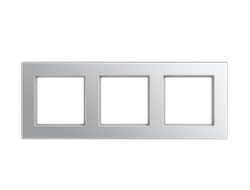 Jung A5583BFAL рамка 3 поста, цвет алюминий