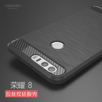 Чехол-бампер Viseaon для Huawei Honor 8 Lite (серый)