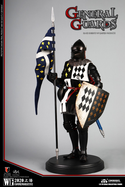 Страж генерала (Черный рыцарь, лимитированная версия) - Коллекционная ФИГУРКА 1/6 scale SERIES OF EMPIRES (DIECAST ALLOY) - GENERAL GUARDS (BLACK KNIGHTS WF2020 LIMITED VERSION) (SE2001) - COOMODEL