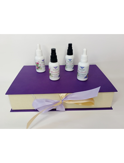 Подарочный набор Волгаладь №1, подходит женщине от 50 лет (фиолетовая коробка)