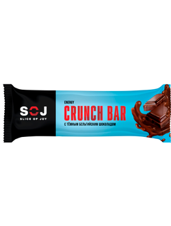 Батончик SOJ CRUNCH BAR с темным шоколадом 40гр (20)*4