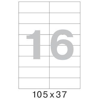 Этикетки самоклеящиеся Office Label 105х37 мм/16 шт. на листе А4 100 листов в упаковке