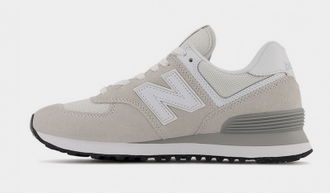 New Balance 574 Серые (Экозамша) новые