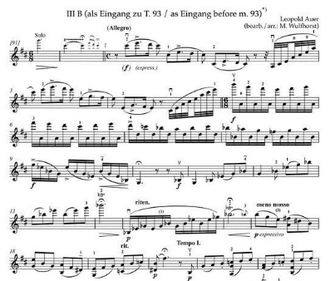 Beethoven. Kadenzen zum Konzert D-dur op.61 für Violine und Orchester