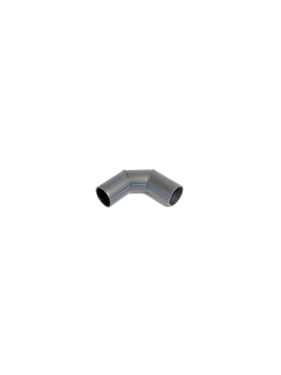 D75 SDR17 Отвод сварной сегментный ПНД ПЭ100 45°- 90° производство в СПб