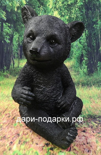 Медвеженок с лапкой 27*23см   0,9кг   полистоун Россия 1289/012658*