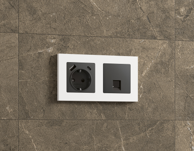 Рамки Белый матовый, коллекция TECHNO_1