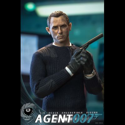 Джеймс Бонд (Дэниел Крейг, "Не время умирать") - КОЛЛЕКЦИОННАЯ ФИГУРКА 1/6 Agent 007 (BK-003) - BLACK 8 STUDIO
