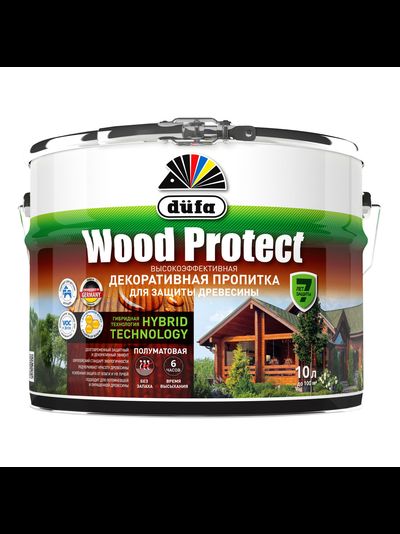 Пропитка декоративная для защиты древесины Dufa Wood Protect
