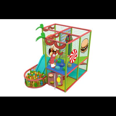 Игровой лабиринт «Обжорка» 2,8х2,5х2,1м.
