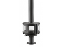 Дровяной камин ROCAL RONDE CENTRAL стальной