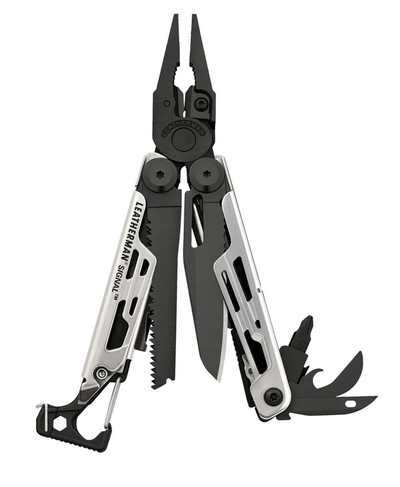 Leatherman Signal Black & Silver с чехлом на кнопке