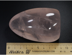 Кварц розовый, полировка стоячая, Мадагаскар (88*58*42 мм, 305 г) №23860