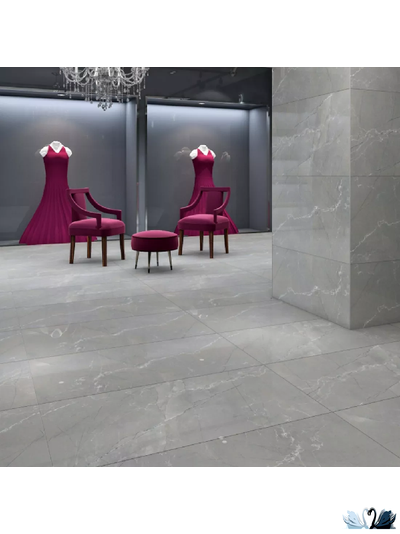 Керамогранит Maimoon Amedio grey 60 х 120 см glossy серый полированный