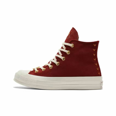 Купить Converse Valentines Day высокие красные с сердечками A03931C