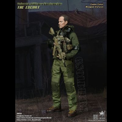 ПОВРЕЖДЕНА КОРОБКА - Русский наемник - Коллекционная ФИГУРКА 1/6 scale Private Military Contractor The Escort (26034) - Easy&amp;Simple