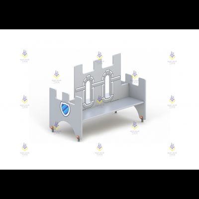 3357 Скамья детская «Крепость»