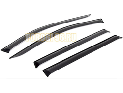 Дефлекторы окон AutoFlex, литьевой ПММА для Nissan X-Trail 2007-2014