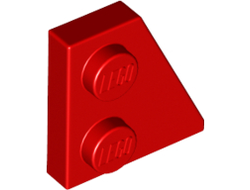 Wedge, Plate 2 x 2  Right, Red (24307 / 6141553)