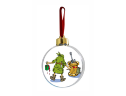 Шар елочный на 23 февраля №10