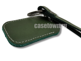 Зелёный чехол на метку Starline, Pandora, Призрак и др. (7 на 4 см)