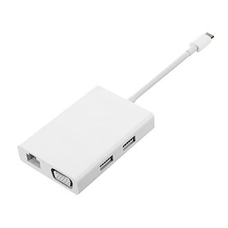 Адаптер-хаб Xiaomi с USB Type-C на 2K@60Hz VGA - Gigabit Ethernet Port - 2xUSB 3.0 Hub