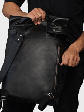 Рюкзак с центральной молнией черный B2001\black