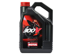 Масло моторное для 4-x тактных двигателей Motul 5W30 300V 4T FL ROAD RACING ROAD RACING - 4 Л (104111)