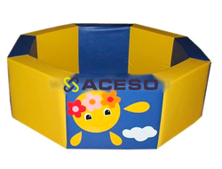 «Сухой бассейн» с аппликацией - Солнышко