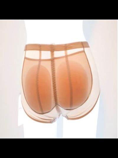 Трусики пуш-ап с силиконовыми вставками для увеличения ягодиц