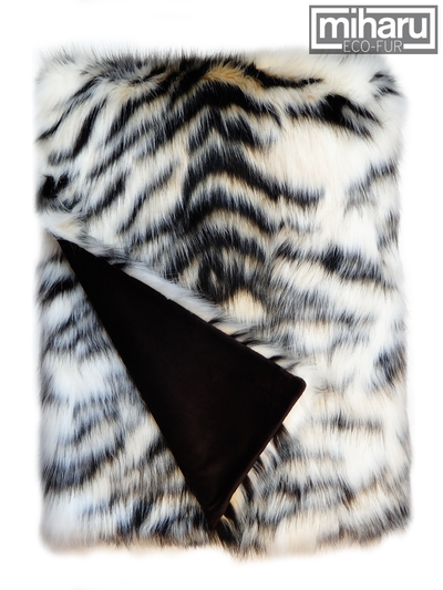 Плед из эко-меха Сибирский тигр