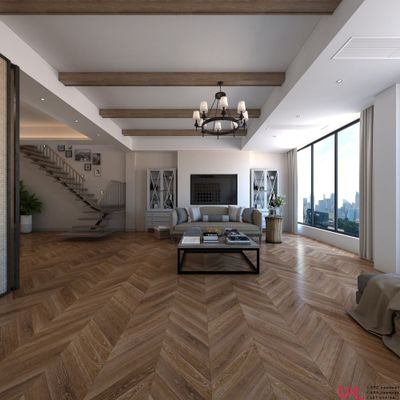Кварцвиниловая плитка Damy Floor Chevron LVT Шайо DF07-Ch-LVT