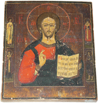 イコン ロシア正教 全能者ハリストス Спас Вседержитель Господь