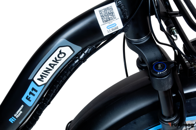 Электровелосипед Minako F11 PRO 20 (жёлтый)