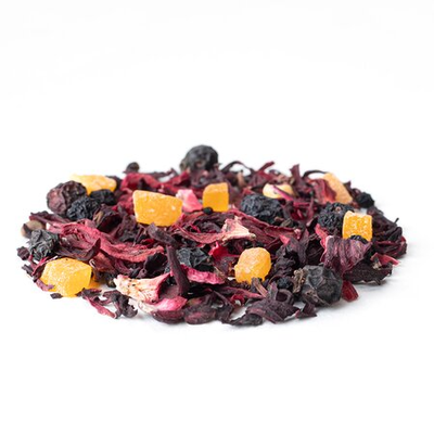 Чай фруктовый Алый закат, ароматизированный