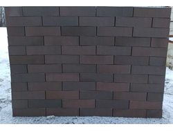 Кирпич облицовочный с флэш обжигом Графит антика 1 NF М200 Вышневолоцкая керамика